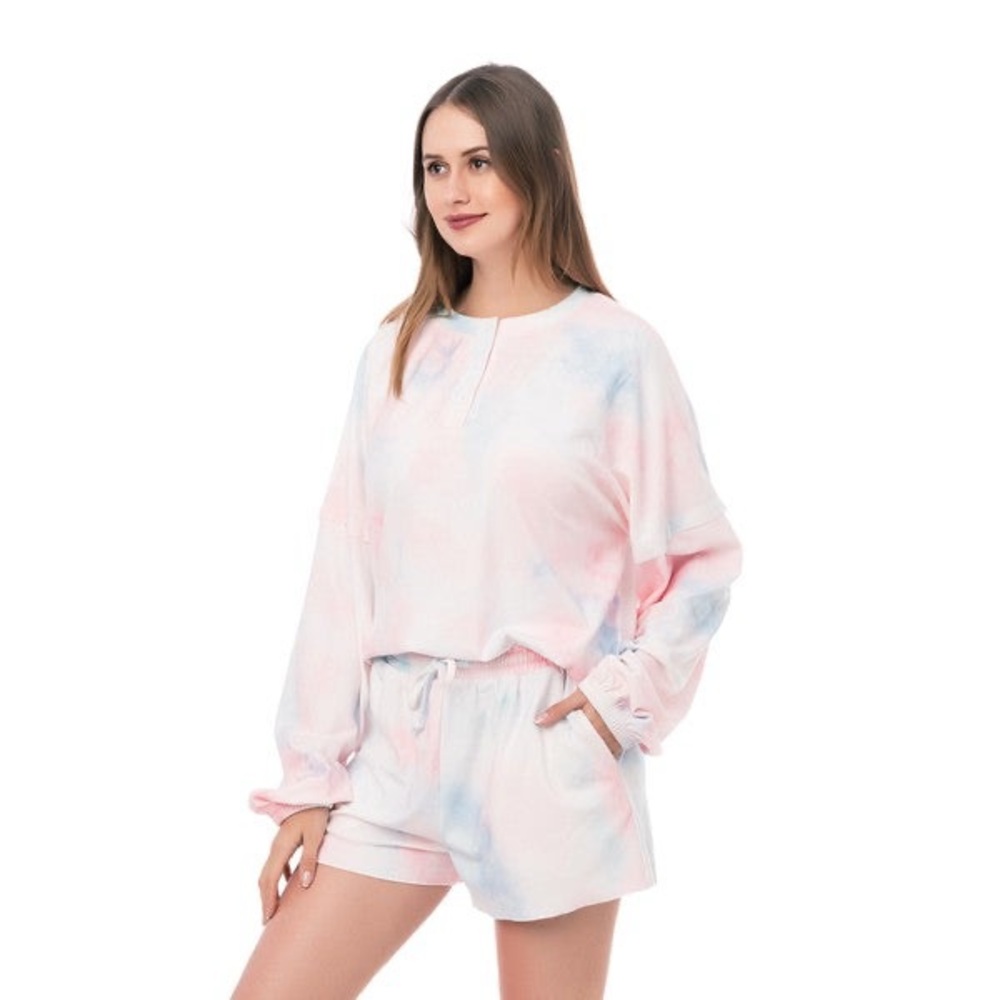 Pastel Tie-Dye Lounge Set